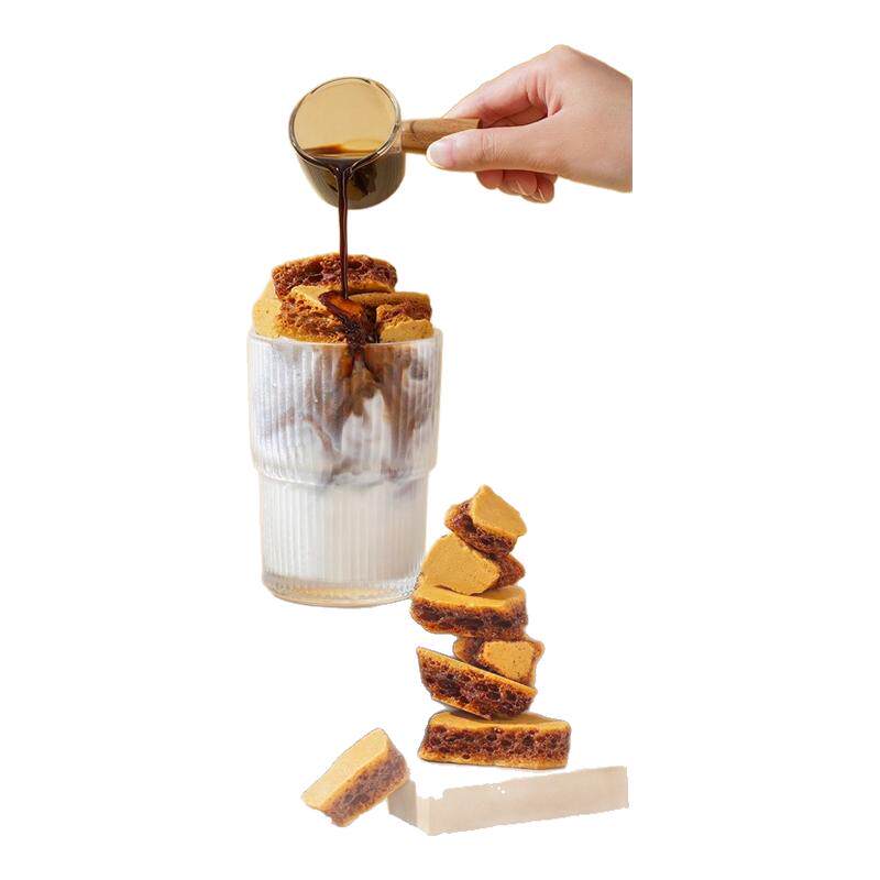 焦咔滋蜂窝糖盒装卡美罗焦糖块风味拿铁伴侣家用调糖包休闲零食糖