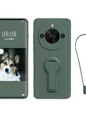 支架旋转适用华为荣耀x70手机壳新款x60保护套honorx40gt的液态x50i+硅胶30max全包防摔男女20se外简约带手绳