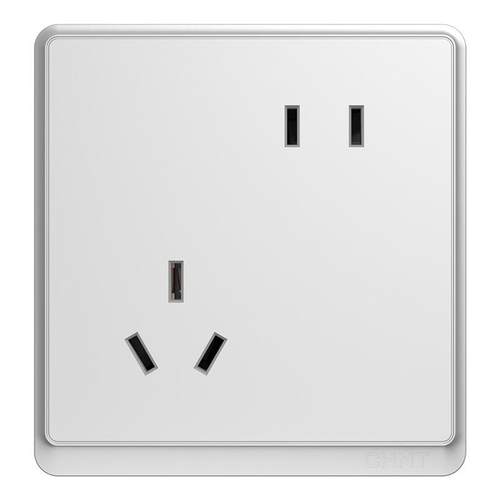 正泰开关插座面板家用墙壁五孔6M