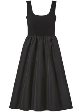 【3期免息】【新年礼物】kate spade ks 黑色长款吊带连衣裙轻奢