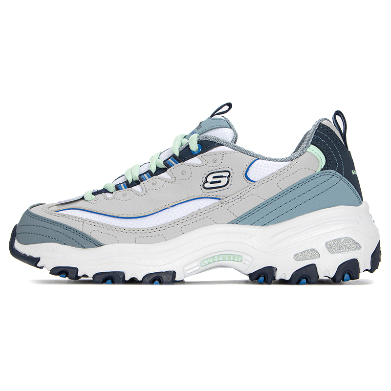 斯凯奇女鞋熊猫鞋透气增高休闲鞋