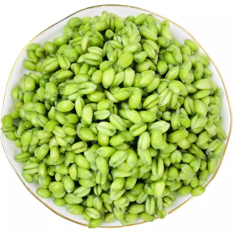 青麦仁2026新鲜青麦粒米去皮煮粥即食河南正宗青小麦胚芽鲜粥杂粮
