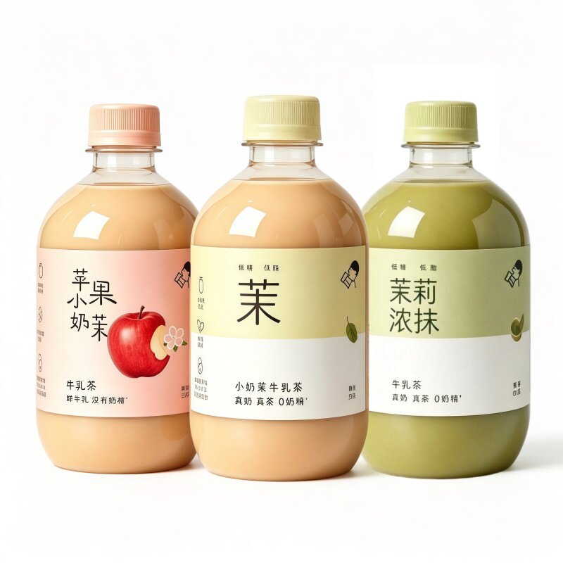 喜茶茉莉浓抹牛乳茶350mL*9瓶