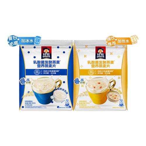 桂格乳酸菌发酵冰摇酸奶燕麦片