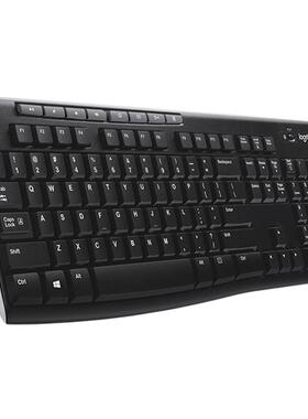 罗技K270无线键盘全尺寸多媒体家用笔记本台式机办公打字专用外设