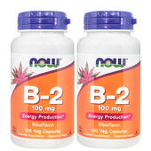 now诺奥 2瓶 成人中老年美国进口100粒 维生素b2胶囊 vb2核黄素