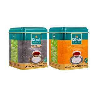 Dilmah迪尔玛斯里兰卡进口罐装 散茶125g 锡兰红茶BOP伯爵红茶