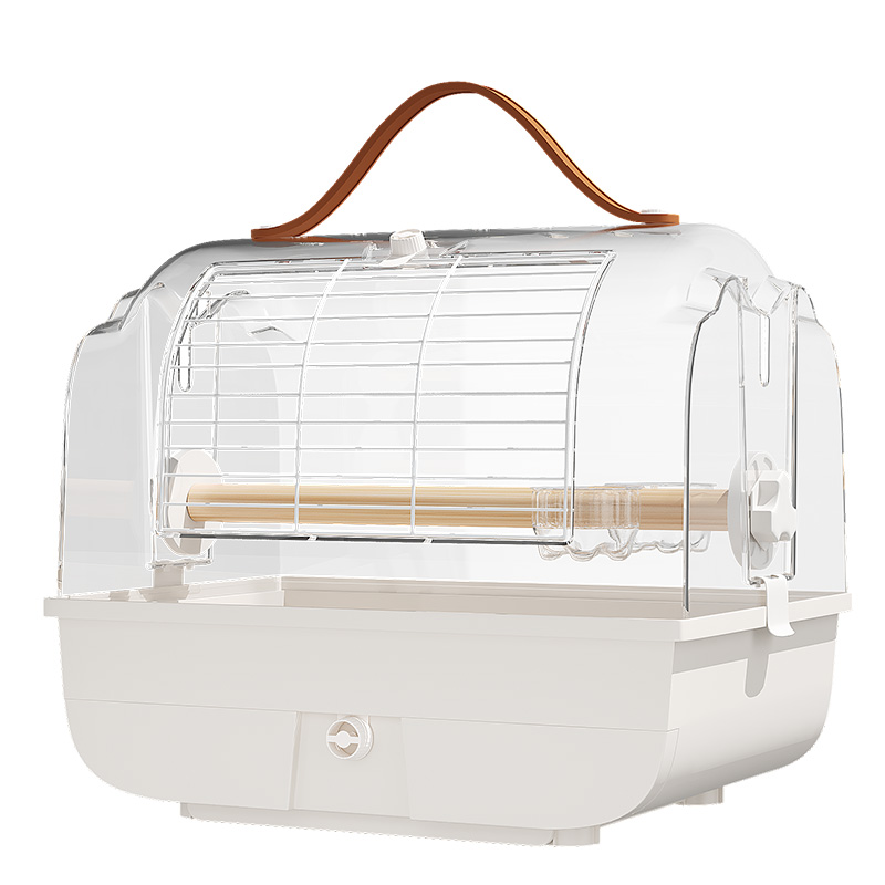外出鹦鹉鸟笼子防飞溅便携式专用