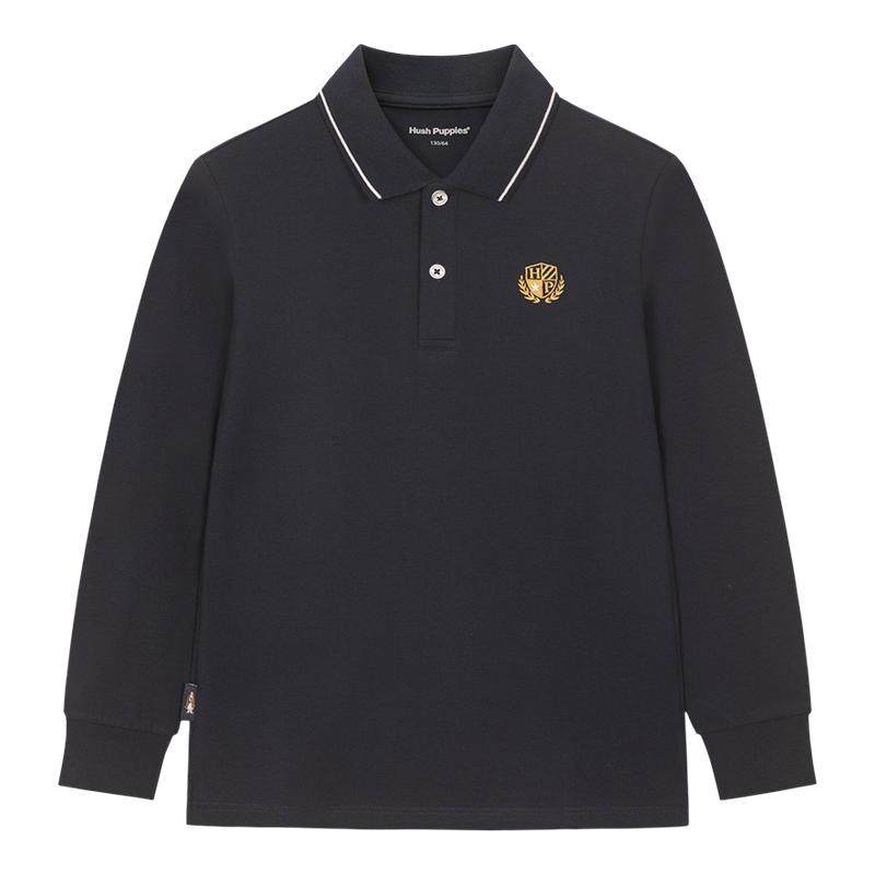 【25秋新品】暇步士童装男童POLO衫大童简约休闲T恤儿童舒适长袖T,童装/婴儿装/亲子装,T恤,淘宝优惠券,粉丝福利购,淘宝优惠卷