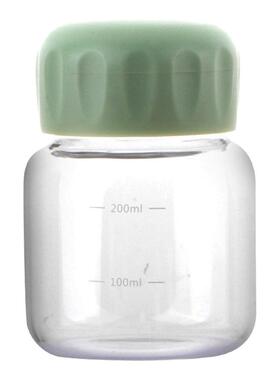 玻璃杯带刻度冰美式咖啡杯便携水杯果汁饮料豆浆杯带盖女高颜值