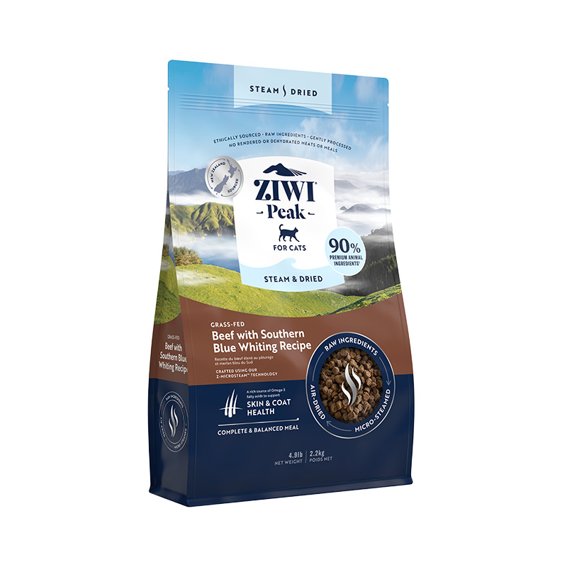 【自营】ZIWI滋益巅峰微蒸风干猫粮2.2kg营养成猫幼猫通用主粮
