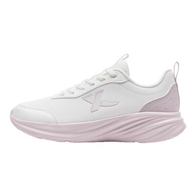 特步女鞋2026新款冬季初中生学生皮面防水运动鞋软底轻便跑步鞋女