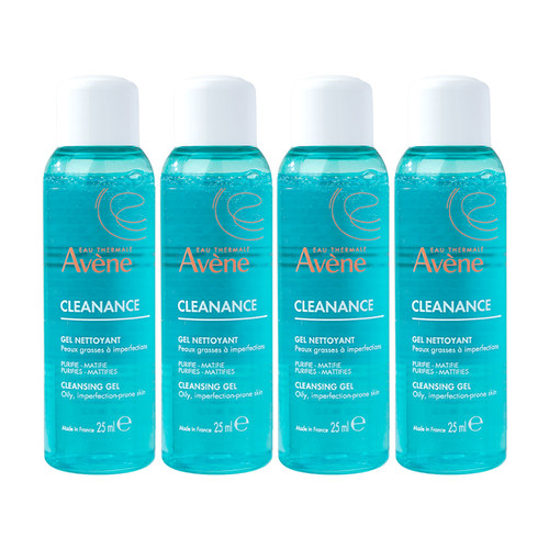 雅漾控油净肤洁面凝胶25ml*4敏肌