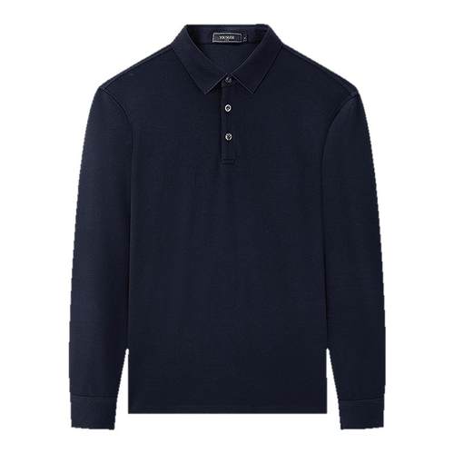 雅戈尔秋季长袖商务POLO衫