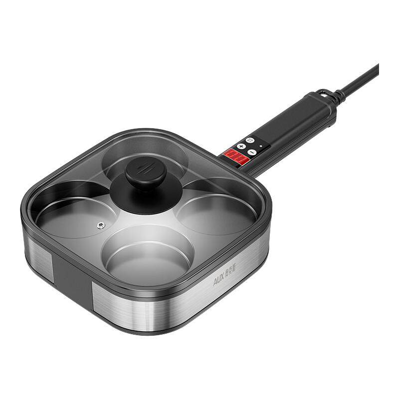 奥克斯煎蛋器自动断电家用小型多功能早餐荷包蛋不粘四孔煎蛋神器