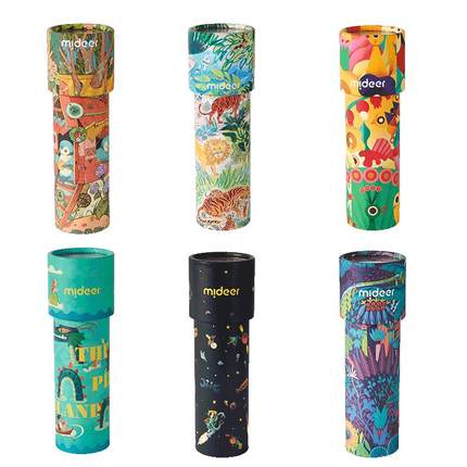 mideer弥鹿万花筒儿童益智小玩具女孩便携望远镜怀旧网红男孩