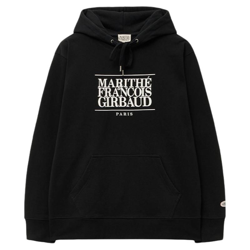 MARITHE经典LOGO连帽卫衣