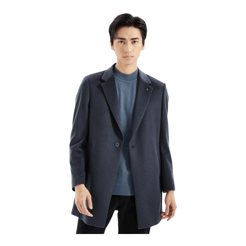 【挺括有型】利郎男装毛呢外套2025冬季新款休闲保暖茄克Q3DYR504