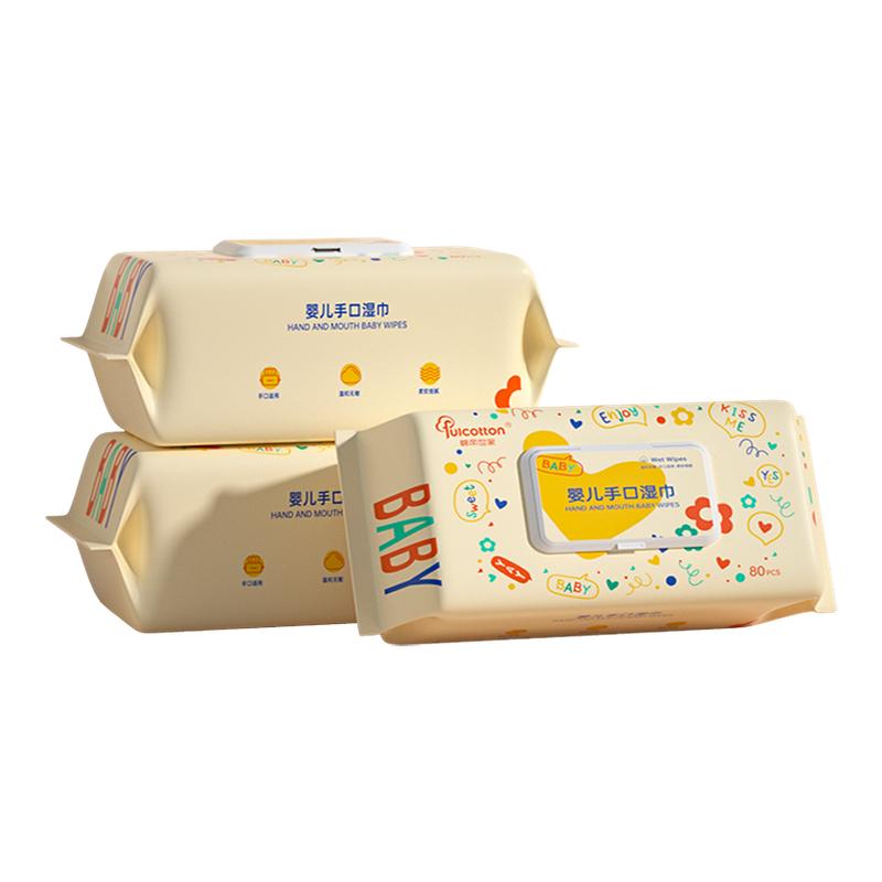 棉柔世家婴儿湿巾柔韧耐撕