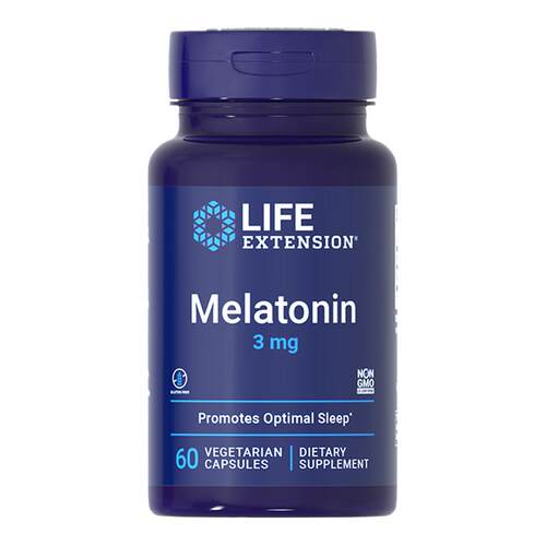 沿寿LIFE褪黑素胶囊晚安瓶睡眠