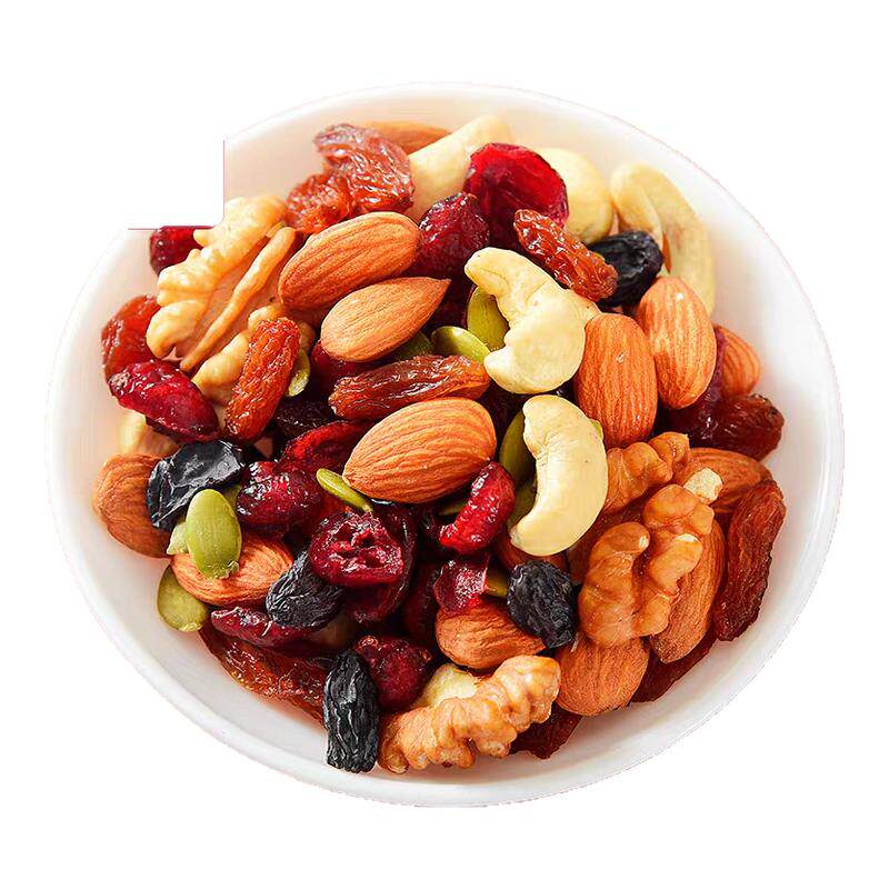 每日坚果混合纯坚果仁休闲松鼠零食礼盒装学生吃健康营养科学搭配