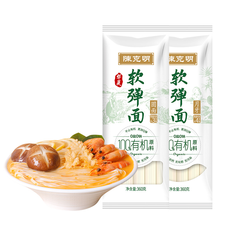 陈克明有机软弹仿手工龙须面挂面