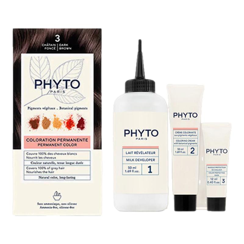 法国PHYTO发朵植物染发剂遮白发
