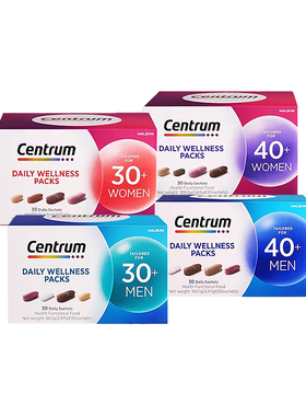 Centrum善存营养包复合维生素女士男士每日营养包30/40岁B族VCVE