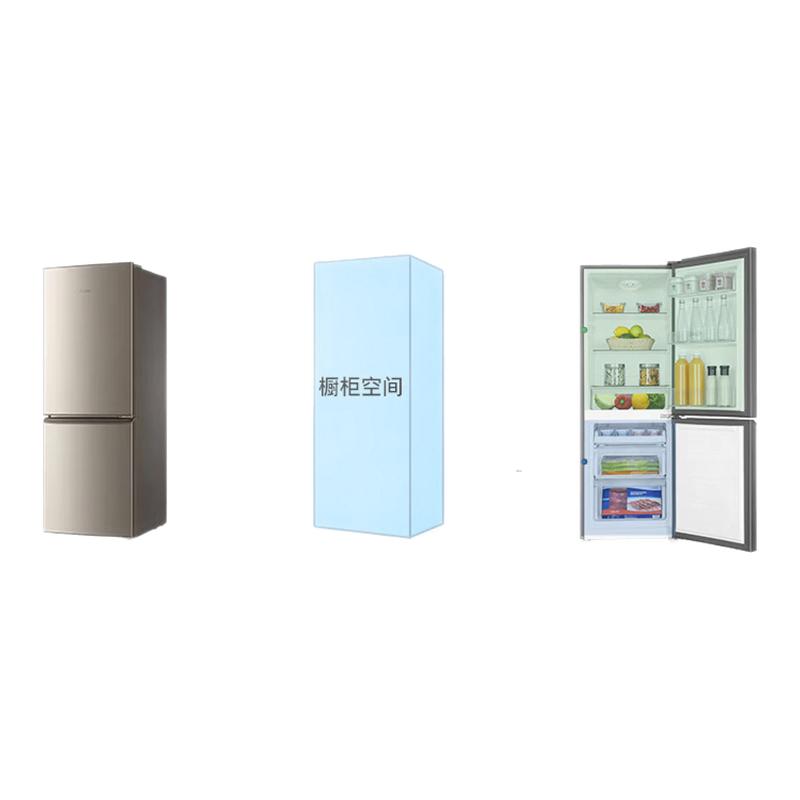 海尔180L双开两门家用小户型冰箱省电出租房宿舍节能二人官方超薄
