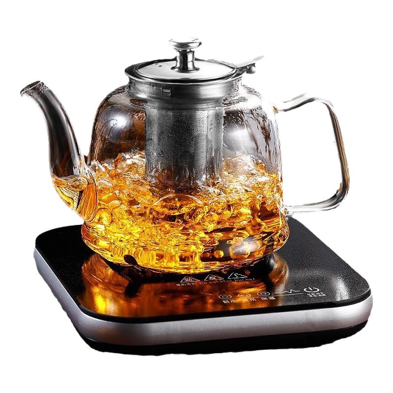 电磁炉专用煮茶壶耐高温加厚玻璃茶壶电陶炉烧水壶过滤泡茶壶套装