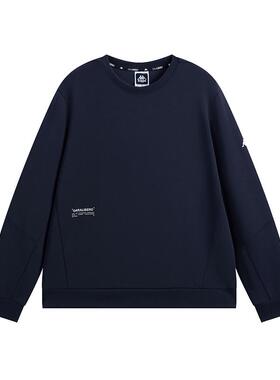 Kappa卡帕男装2026春季新款简约复古时尚百搭针织套头衫K0G12WT40