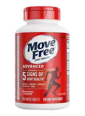 MoveFree益节氨糖软骨素红瓶中老年养护关节维骨力美国原装进口
