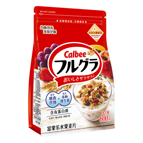 Calbee/卡乐比水果麦片原味600g
