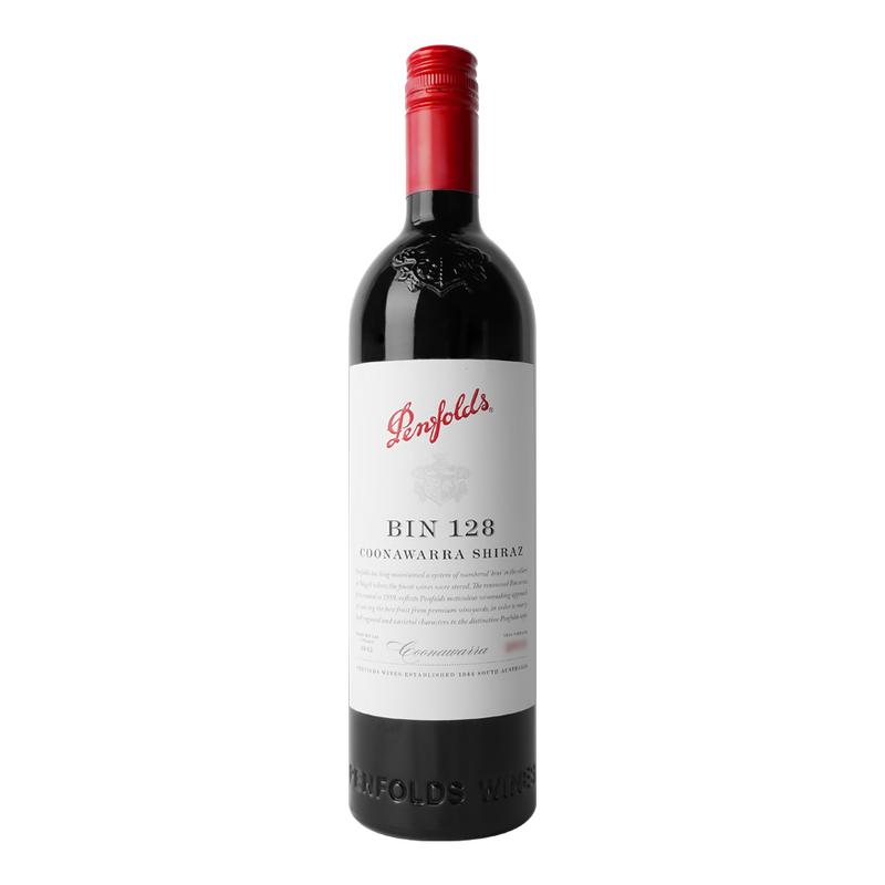 奔富（Penfolds）Bin128库拉瓦拉设拉子红葡萄酒 750ml单瓶装