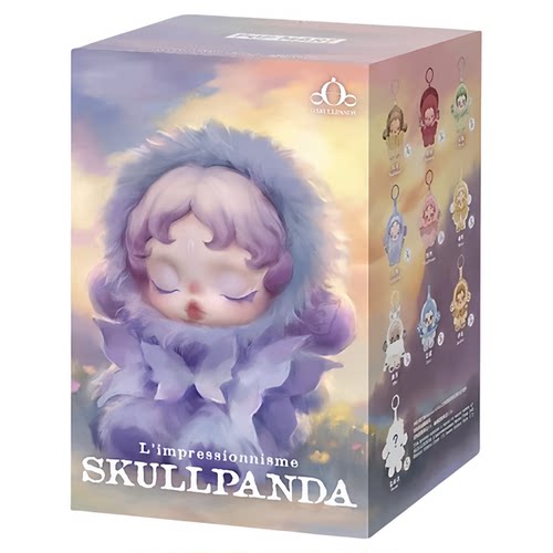 壹号泡泡玛特SKULLPANDA光织园系列sp搪胶毛绒挂件公仔盲盒潮玩