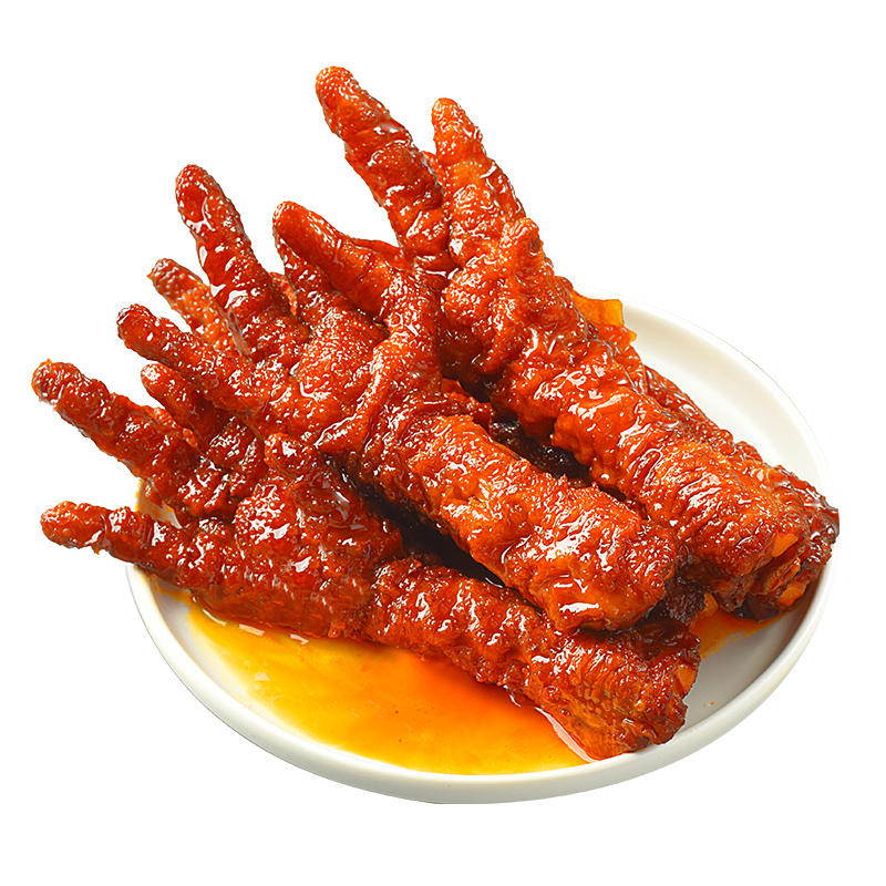 张小丫虎皮凤爪鸡爪5包10只约210g卤味熟食小包即食解馋网红爆款