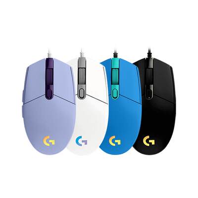 罗技g102二代有线鼠标8000DPI