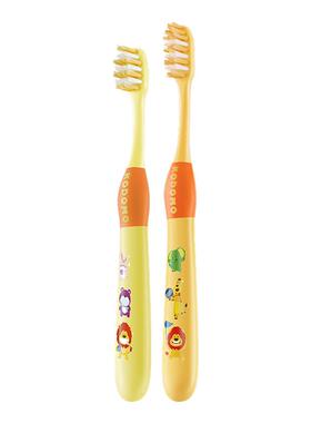 狮王KODOMO小狮王儿童抗菌牙刷软毛训练牙刷3-6-12岁宝宝专用护齿