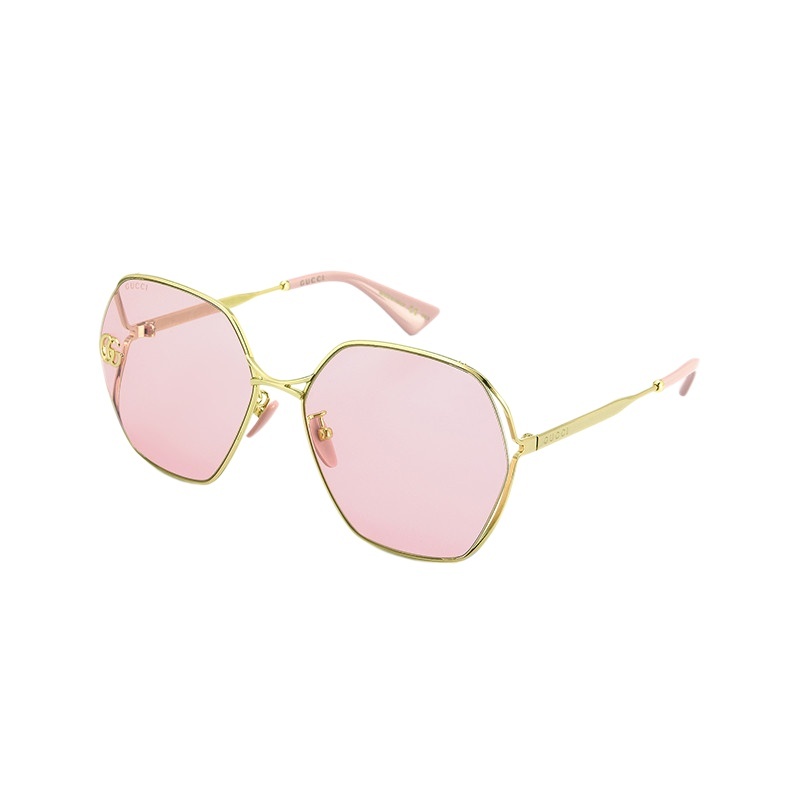 开云古驰GUCCI半框太阳镜女