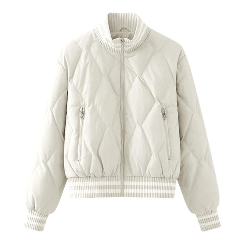 雪中飞女短款轻薄羽绒服