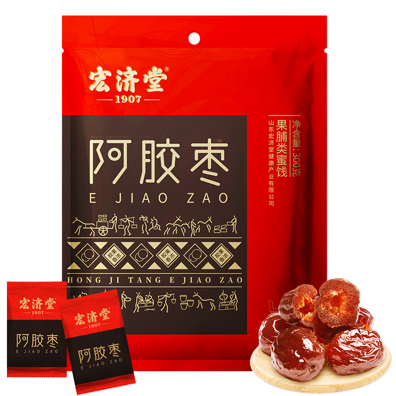 阿胶枣300g无核即食零食中秋礼品