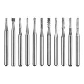 FG牙科钨钢裂钻倒锥钻高速手机抛光磨头牙医专用口腔材料安全耐用