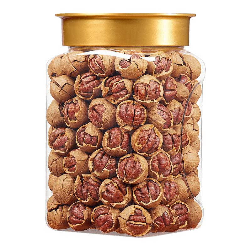 新货临安山核桃野生山核桃特好剥小核桃仁罐装500g孕妇零食坚果