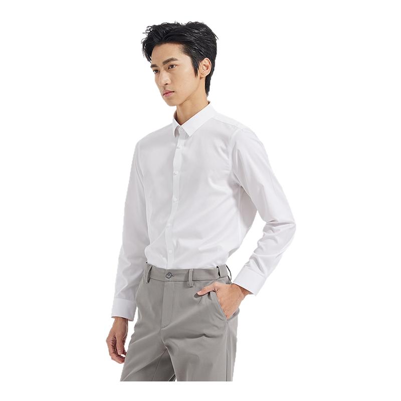 【DP免烫】利郎青年商务长袖衬衫男2025秋季休闲衬衣男Q5QZC001