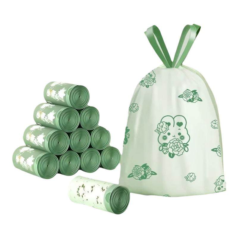 山茶花免撕垃圾袋家用加厚手提式抽绳厨房大号塑料袋蚊虫宿舍特厚,家庭/个人清洁工具,家用垃圾袋,淘宝优惠券,粉丝福利购,淘宝优惠卷