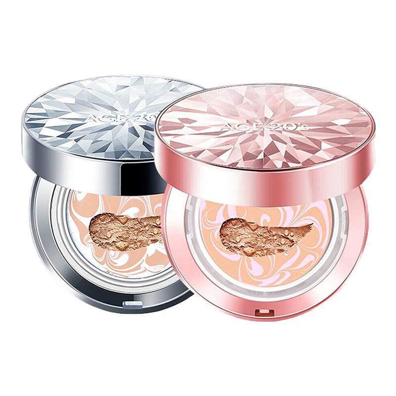 爱纪二十之爱敬三色拉花气垫bb霜遮瑕持妆一壳两芯保湿持久不脱妆