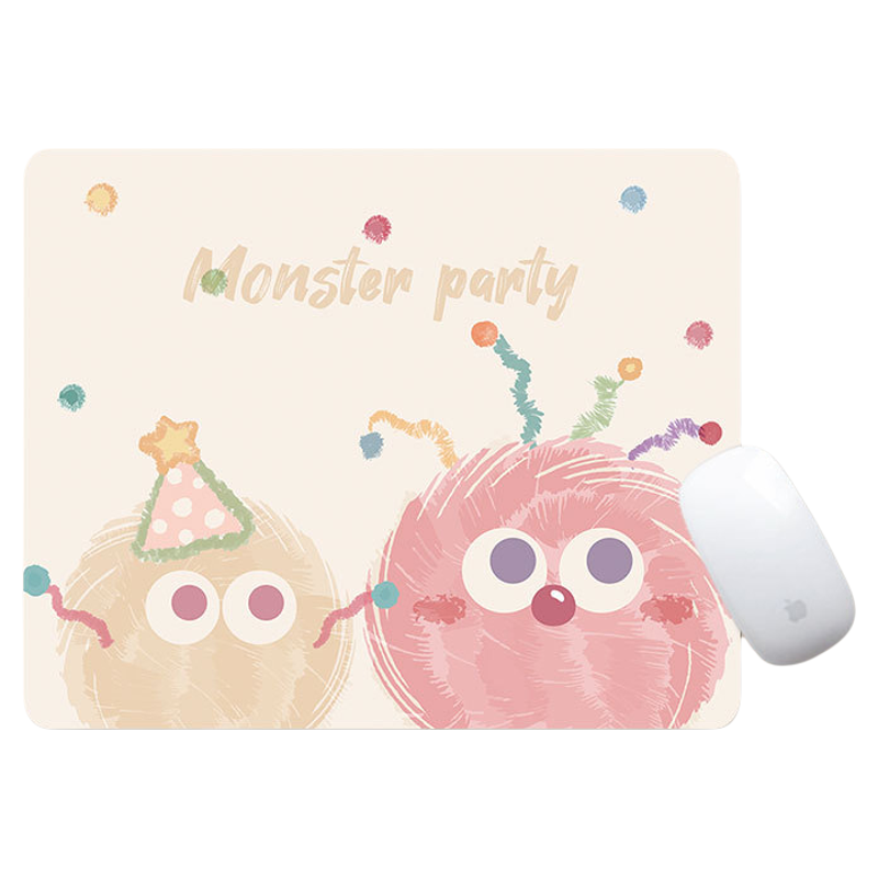 可爱毛球卡通鼠标垫女生小号高颜值办公室桌面电脑防滑桌垫子锁边,电脑硬件/显示器/电脑周边,鼠标垫/贴/腕垫,淘宝优惠券,粉丝福利购,淘宝优惠卷