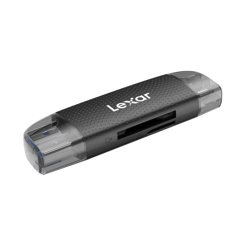 雷克沙RW310X读卡器USB3.2高速TYPE-C接口TF内存卡SD二合一支持1T