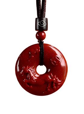 天然朱砂2026十二生肖吊坠