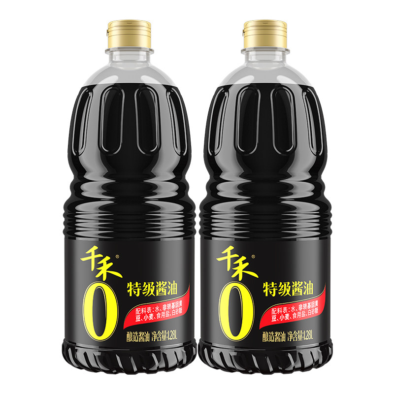 千禾零添加特级酱油家用大桶酿造生抽凉拌点蘸炒菜厨房调味,粮油调味/速食/干货/烘焙,酱油,淘宝优惠券,粉丝福利购,淘宝优惠卷